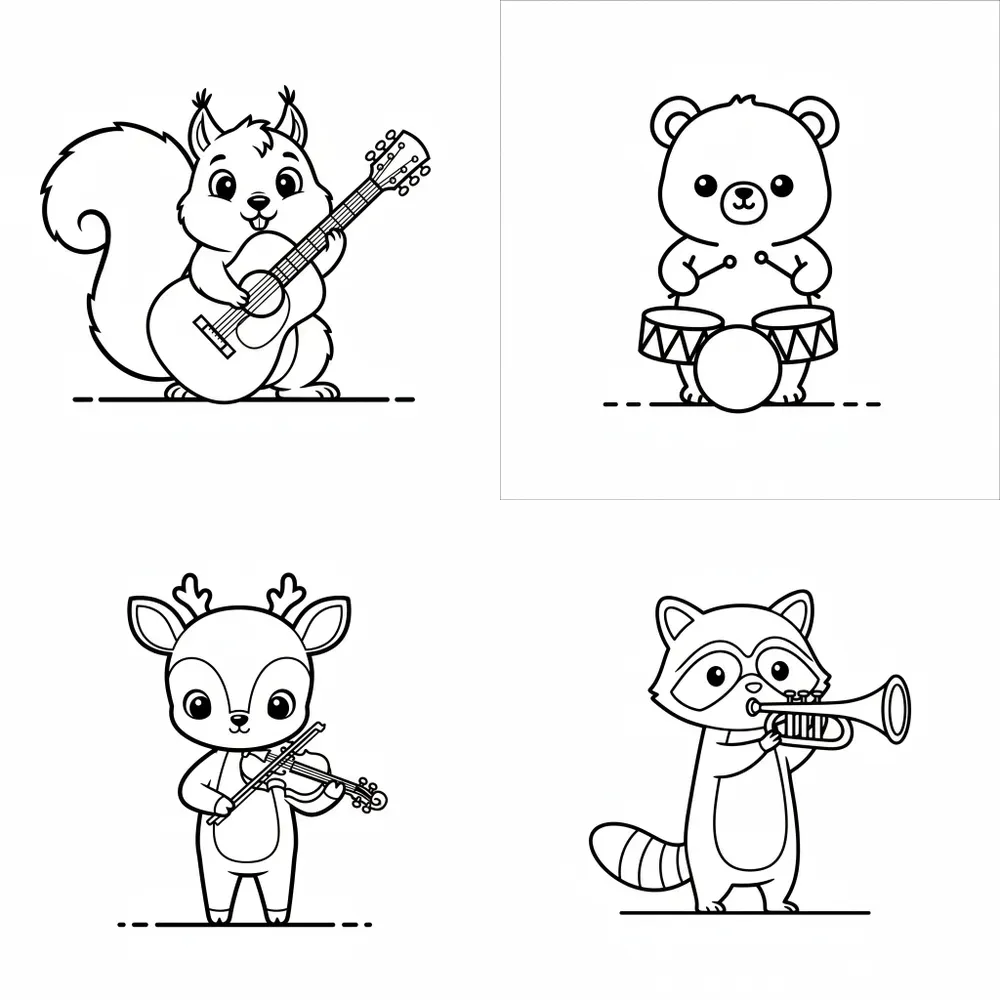 Forest Music Monoline Generator