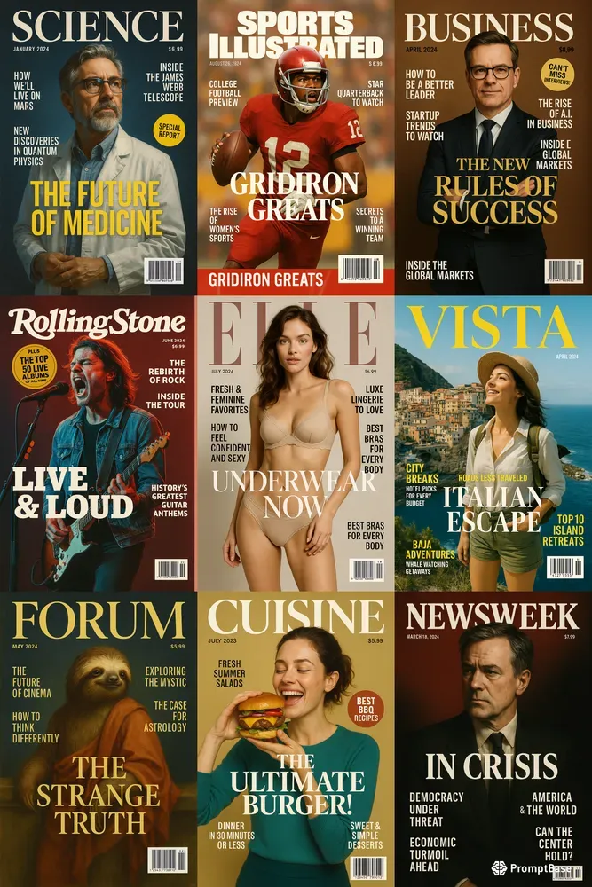 Iconic Magazine Cover Makers