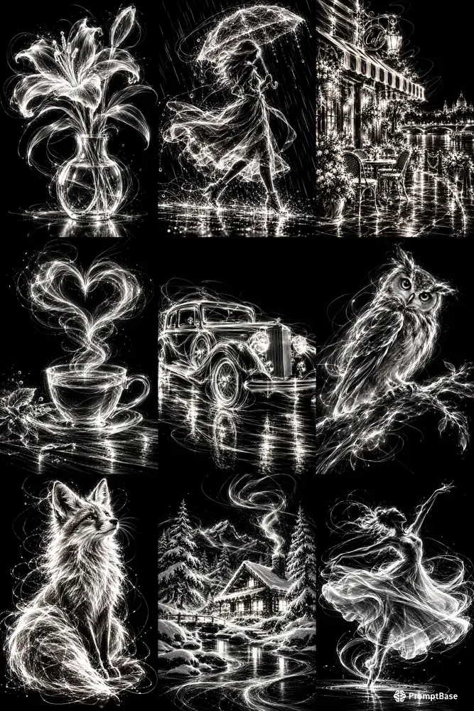 Kinetic Light Sketches