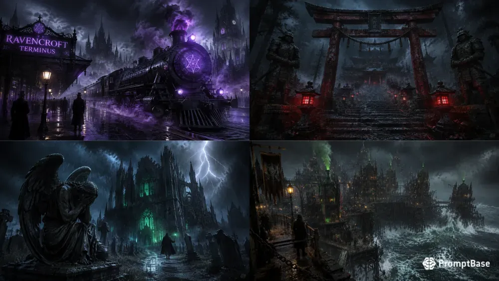 Cinematic Dark Fantasy Environments 169