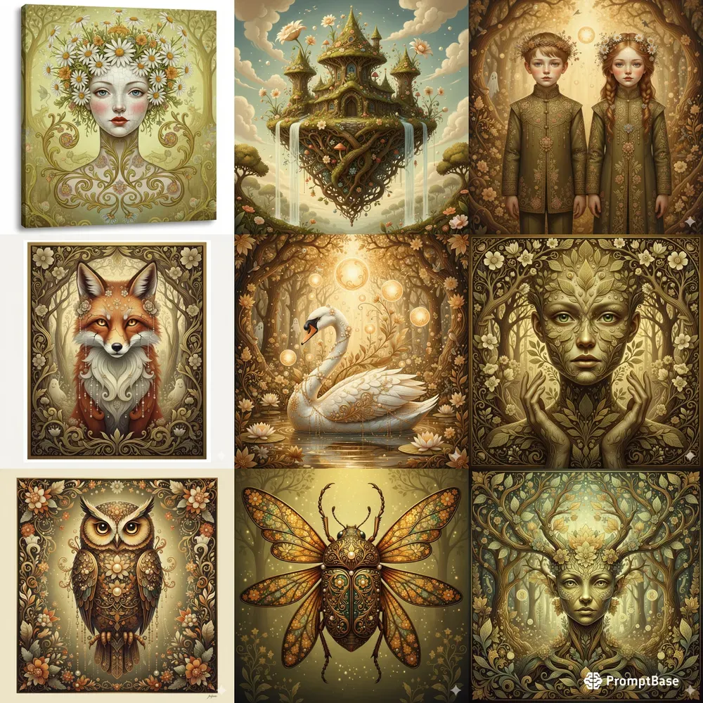 Golden Meadow Folk Fantasies