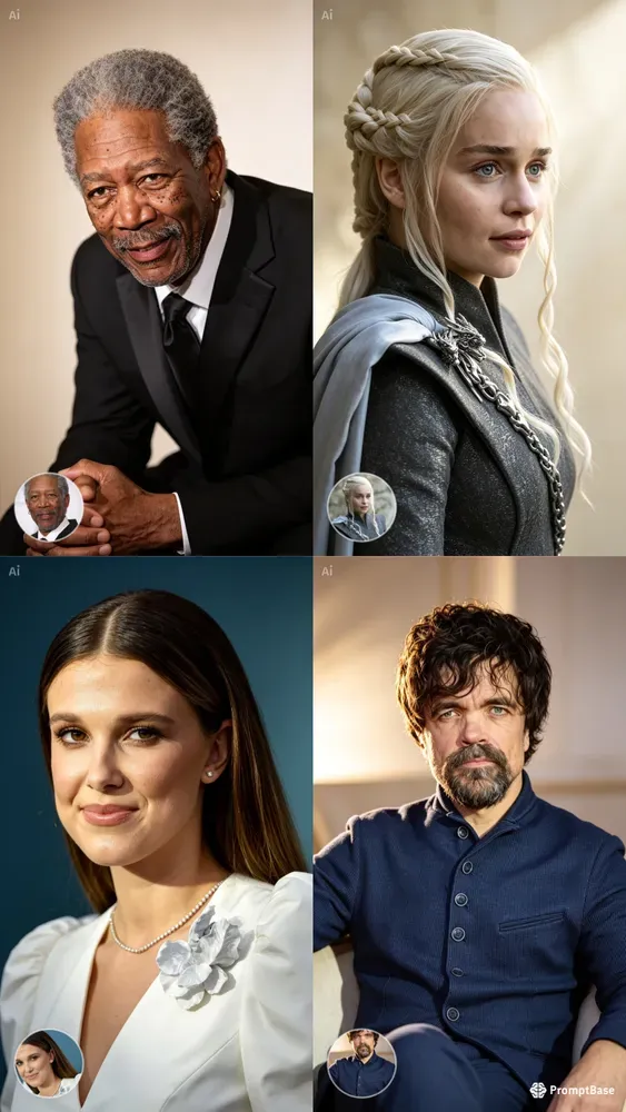 Hollywood Editorial Portrait Generator