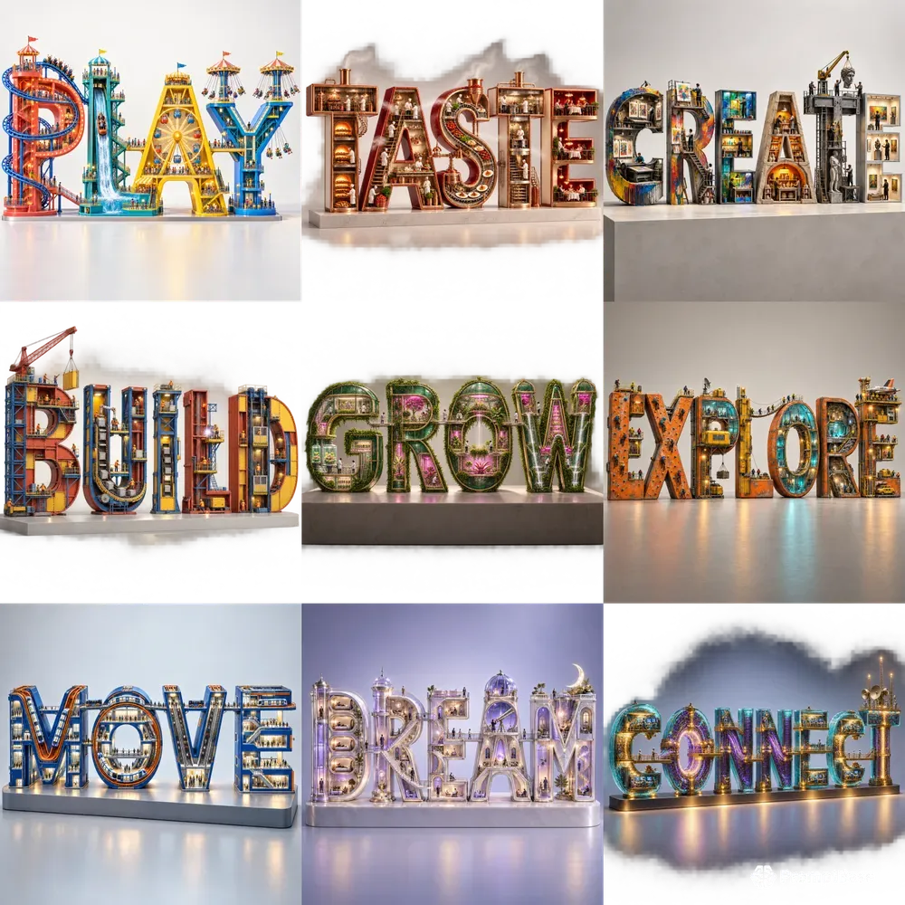 Living Typography Machines
