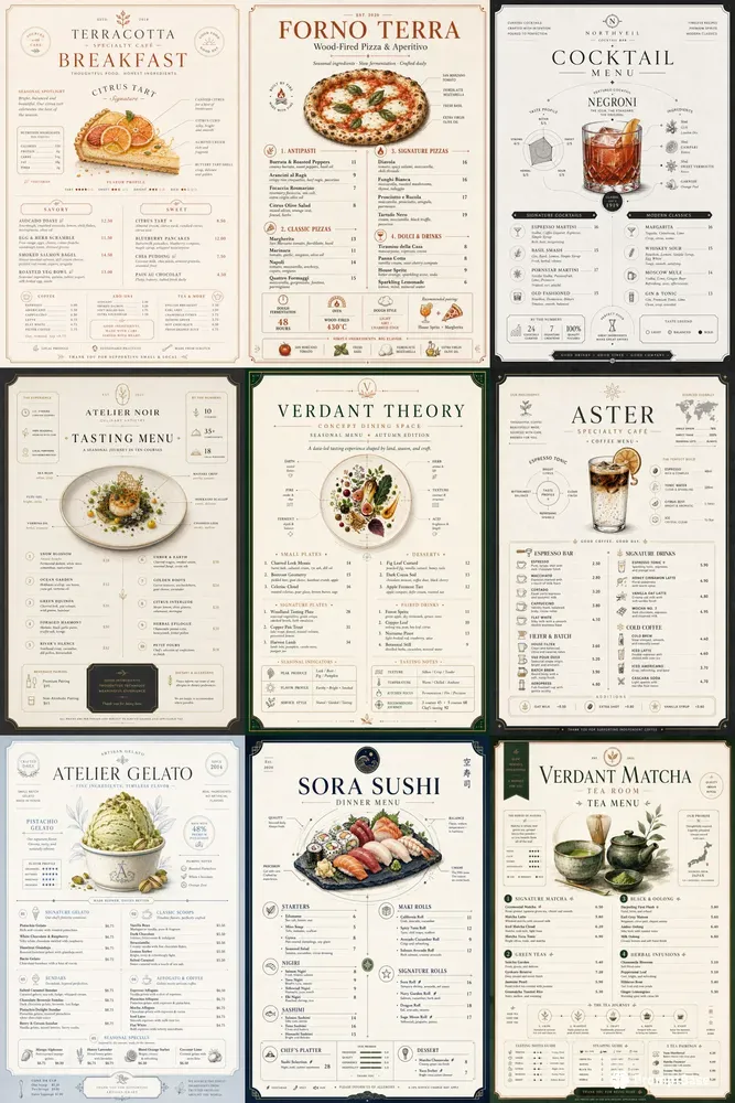 Data Driven Food Menus