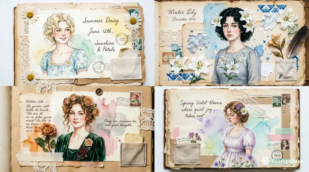 A Vintage Junk Journal Tributes