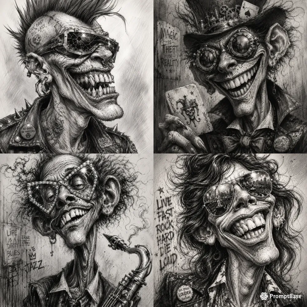 Grotesque Caricature Portrait Packs