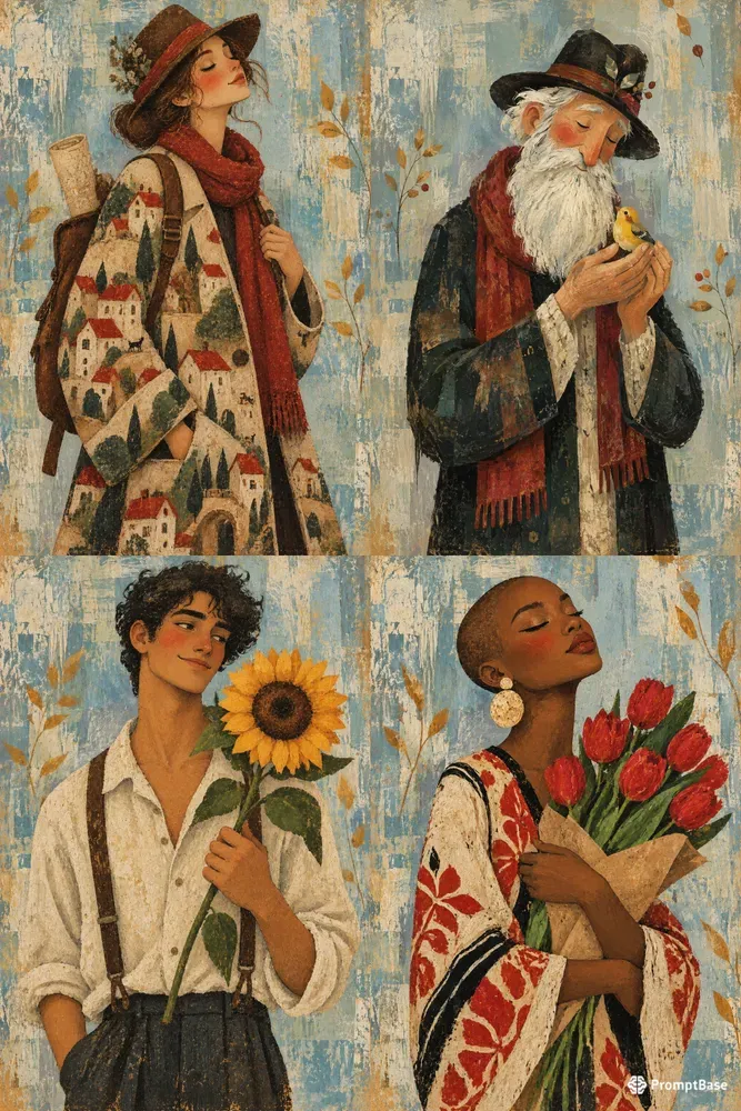 Poetic Folk Portraits