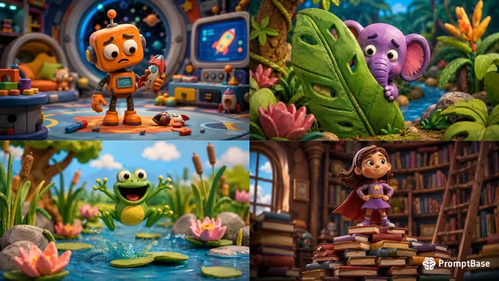 Educational 3D Character Media Assets