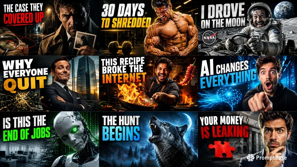 Cinematic YouTube Thumbnails