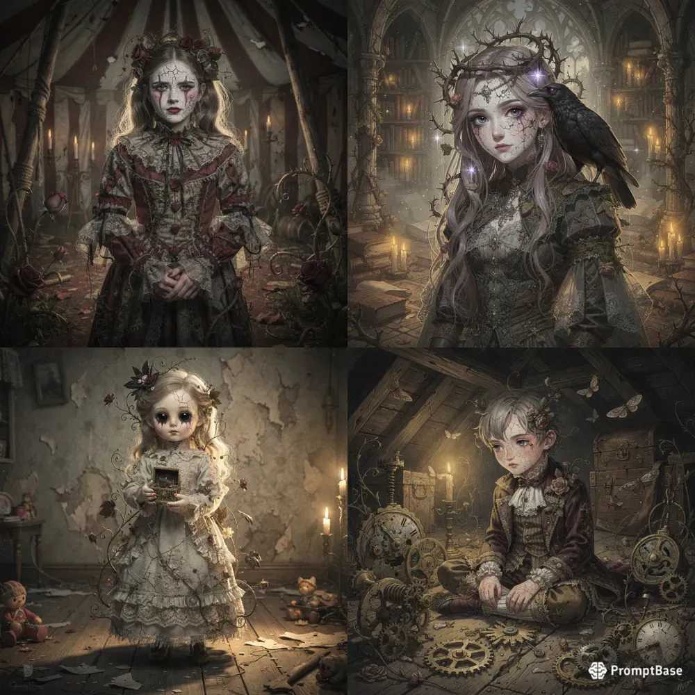 Grim Whimsy Portraits