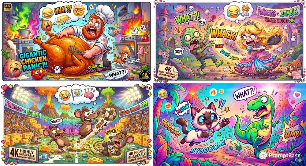 Insane Meme Cartoons 2 Variables