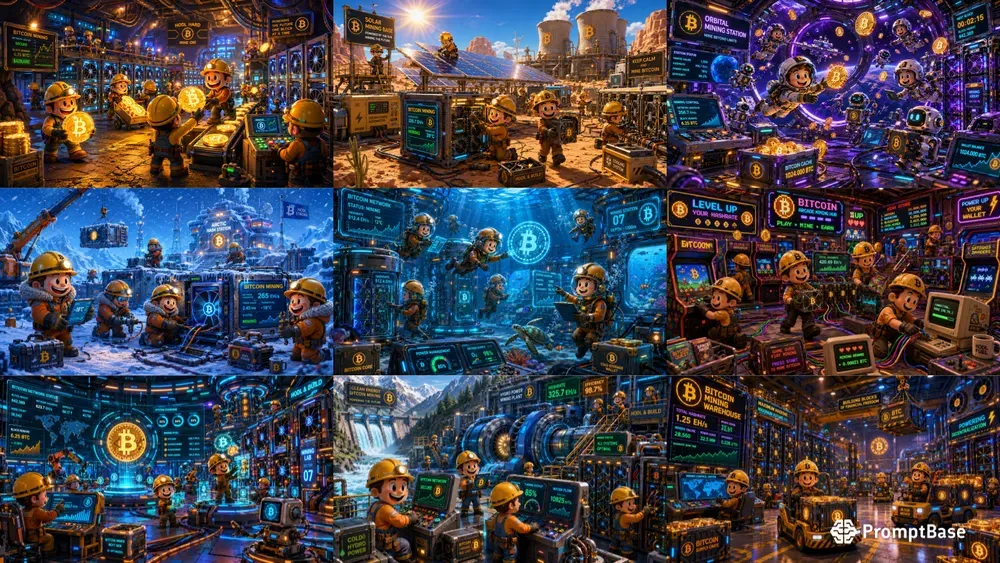 Crypto Mining Cartoon Crews