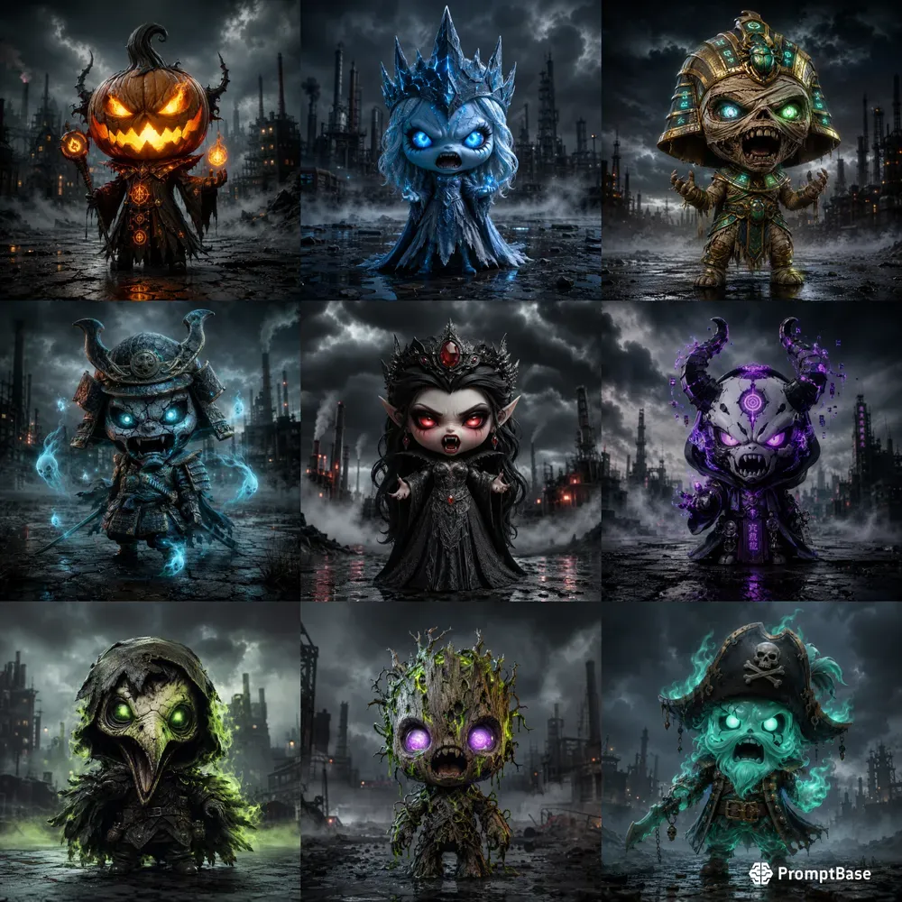Cute Chibi Horror Monster Creators