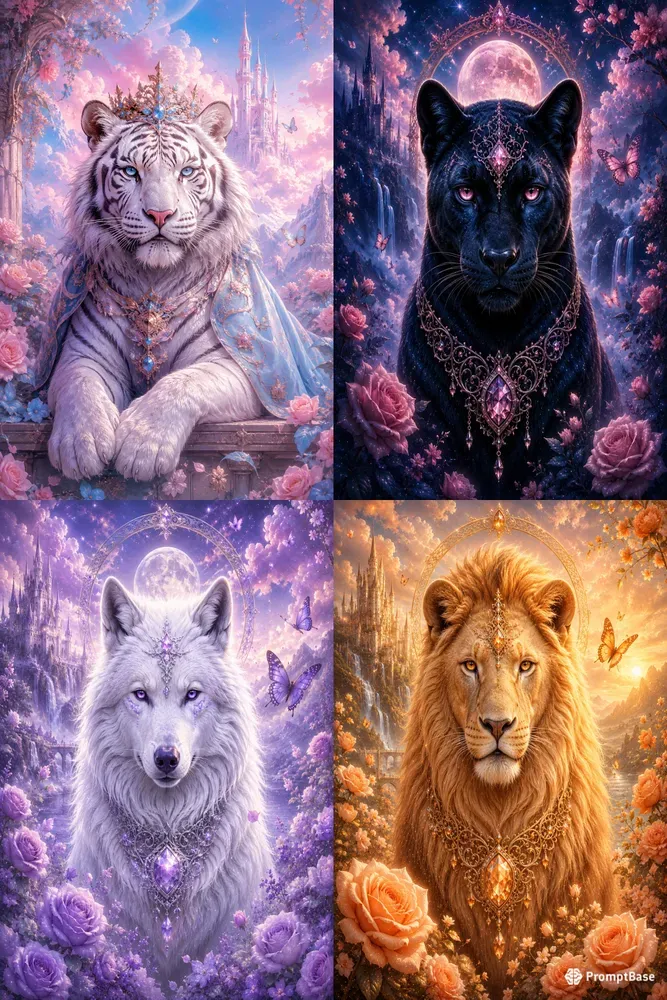 Dreamy Fantasy Animal Portrait Generator