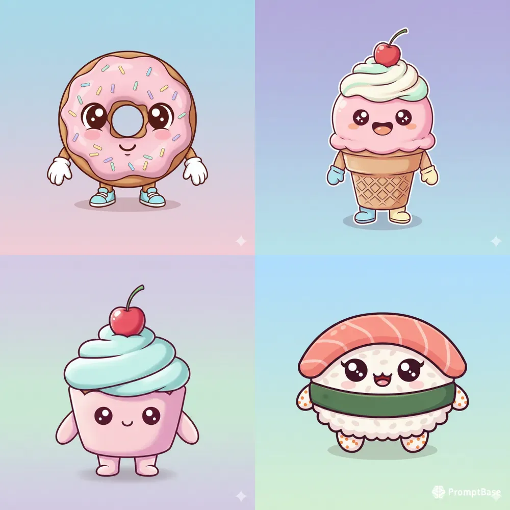 Cute Food Characters