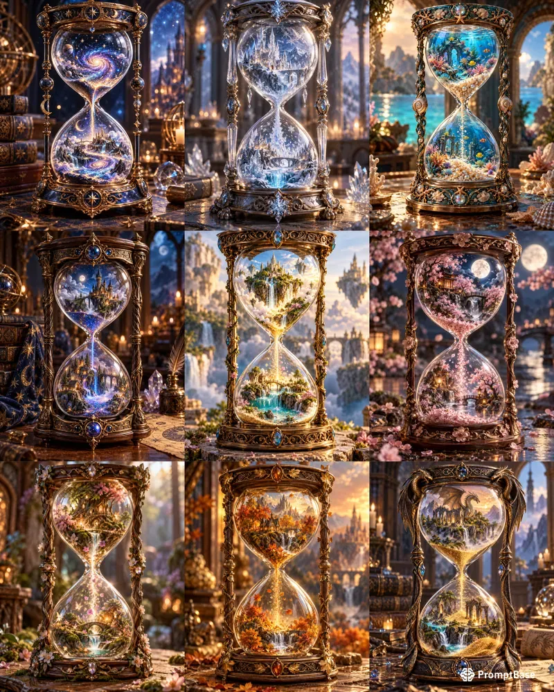 Enchanted Hourglasses