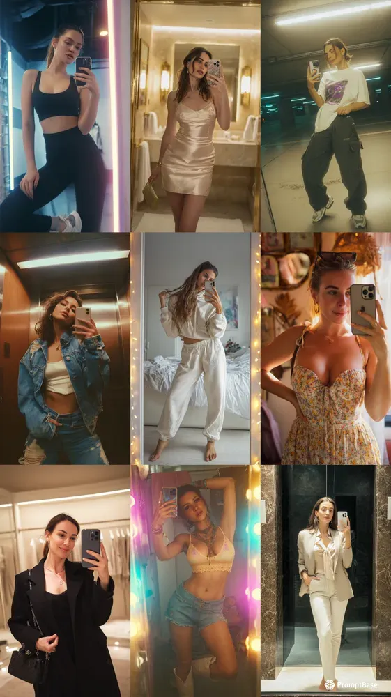 Mirror Selfie Catalogues 39 Pack