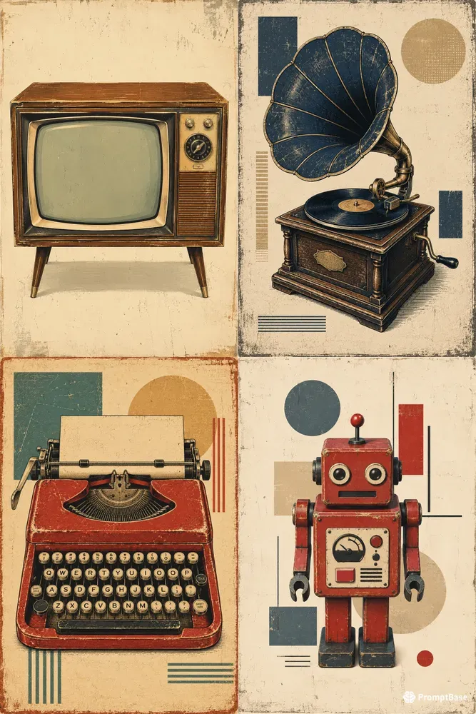 Vintage Retro Objects