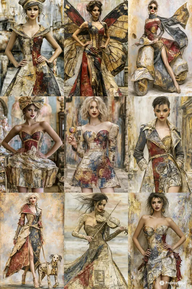 Ephemera Fashion Photo Art Covers
