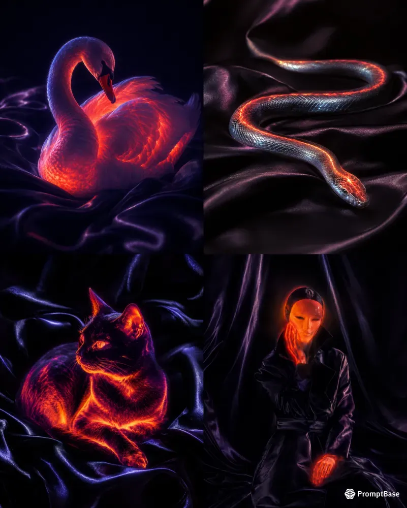 Infrared Satin Phantoms Thermal Editors