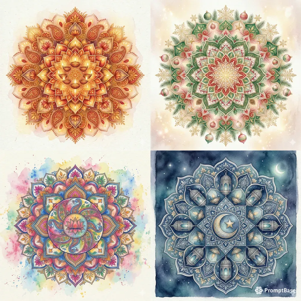 Fusion Mandala Festival Designs