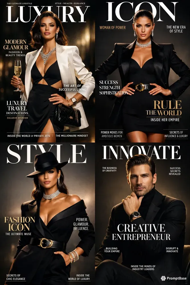 Viral Luxury Magazine Covers