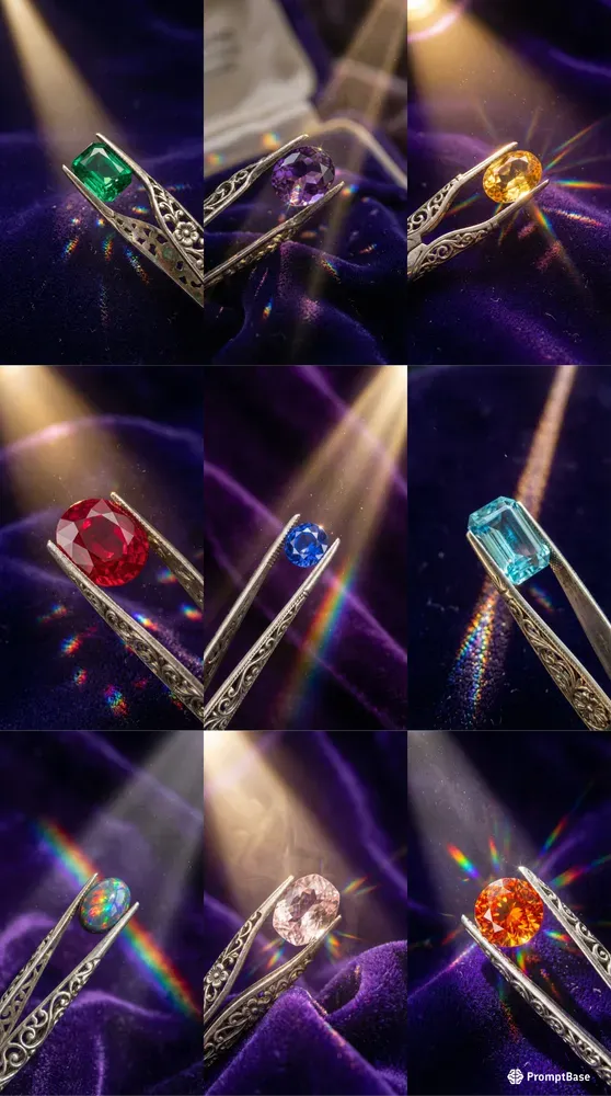 Luxury Macro Gemstone Photography