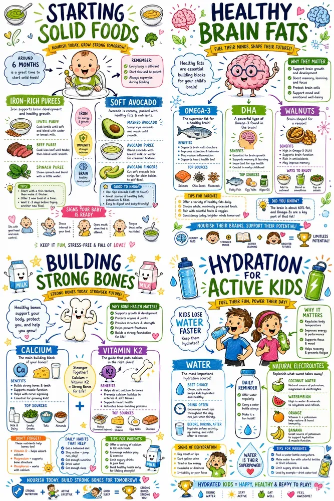 Pediatric Nutrition Sketchnote Creators