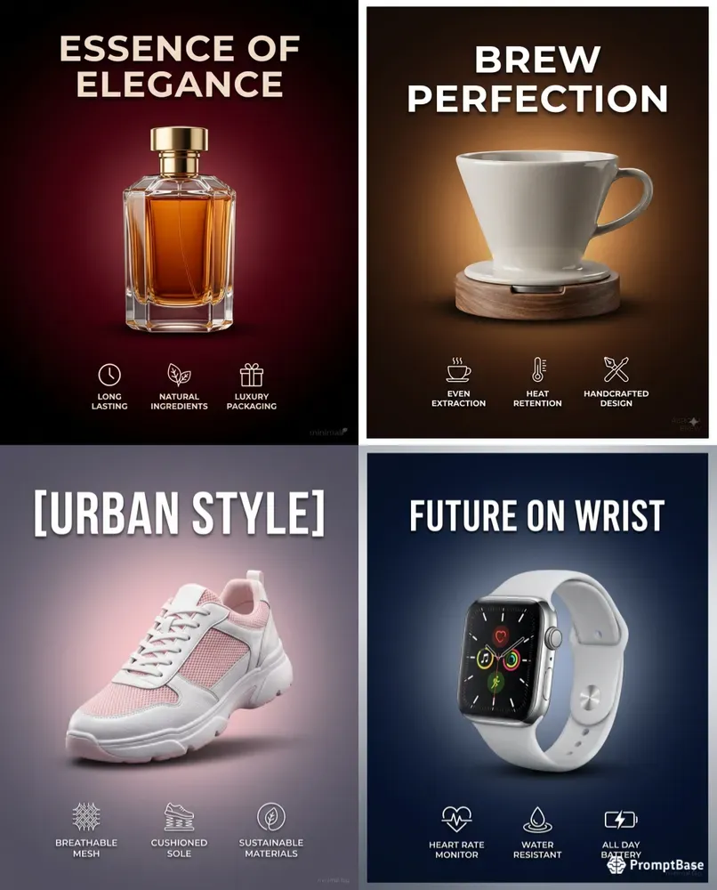 Premium Product Ad Posters
