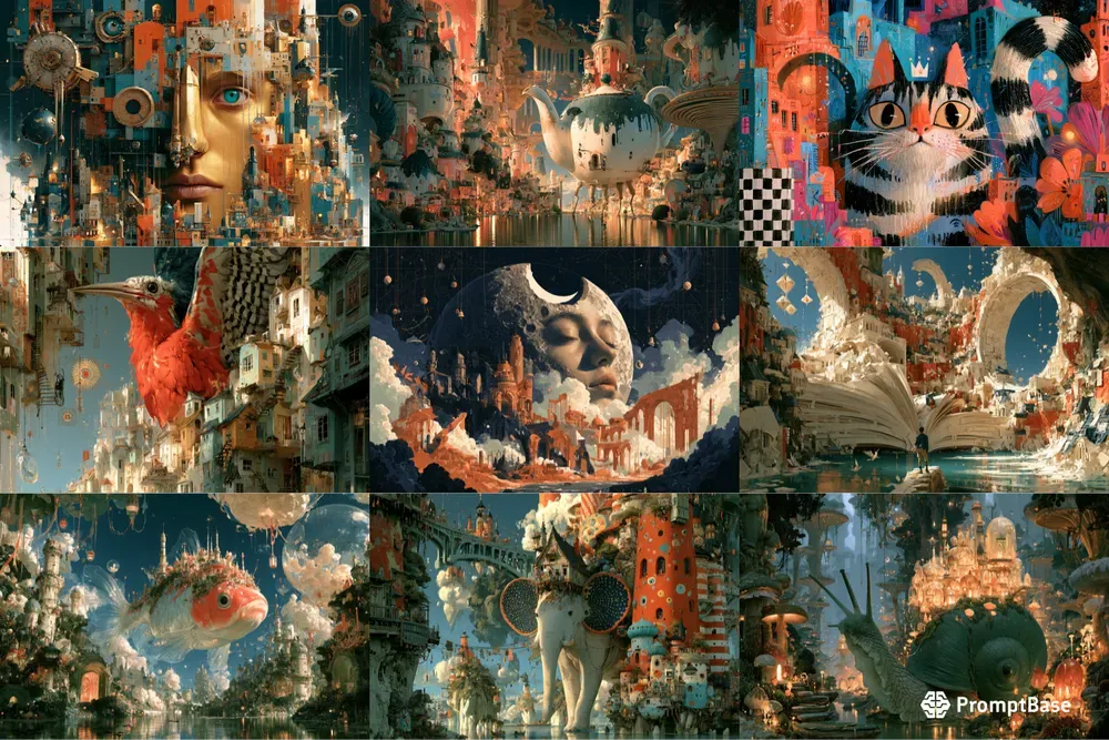 Beautifully Bizarre Dreamworlds