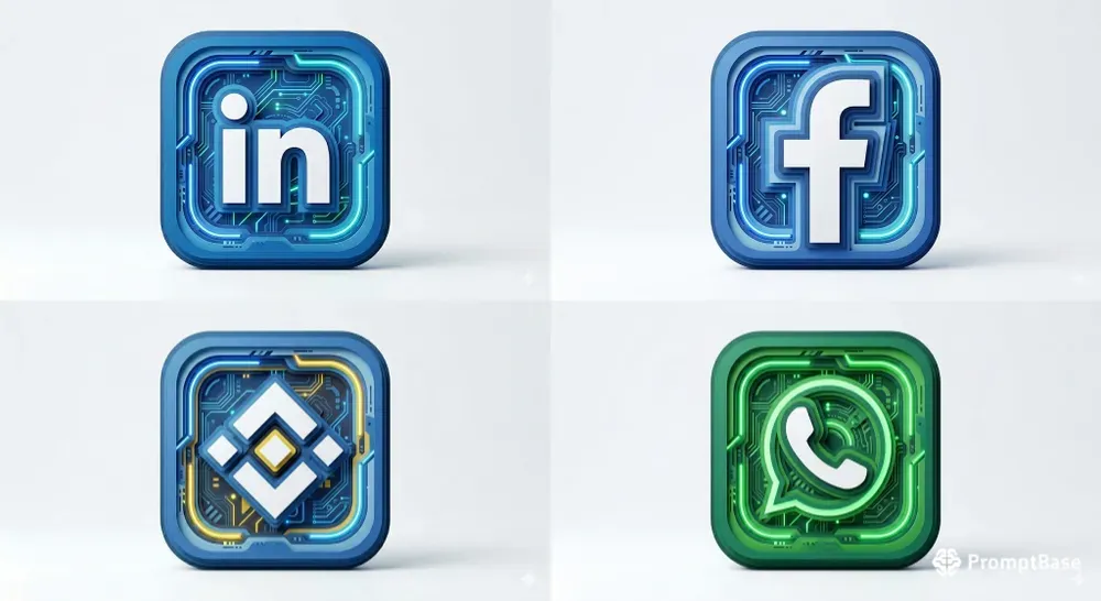 Cyberpaper 3D Icons
