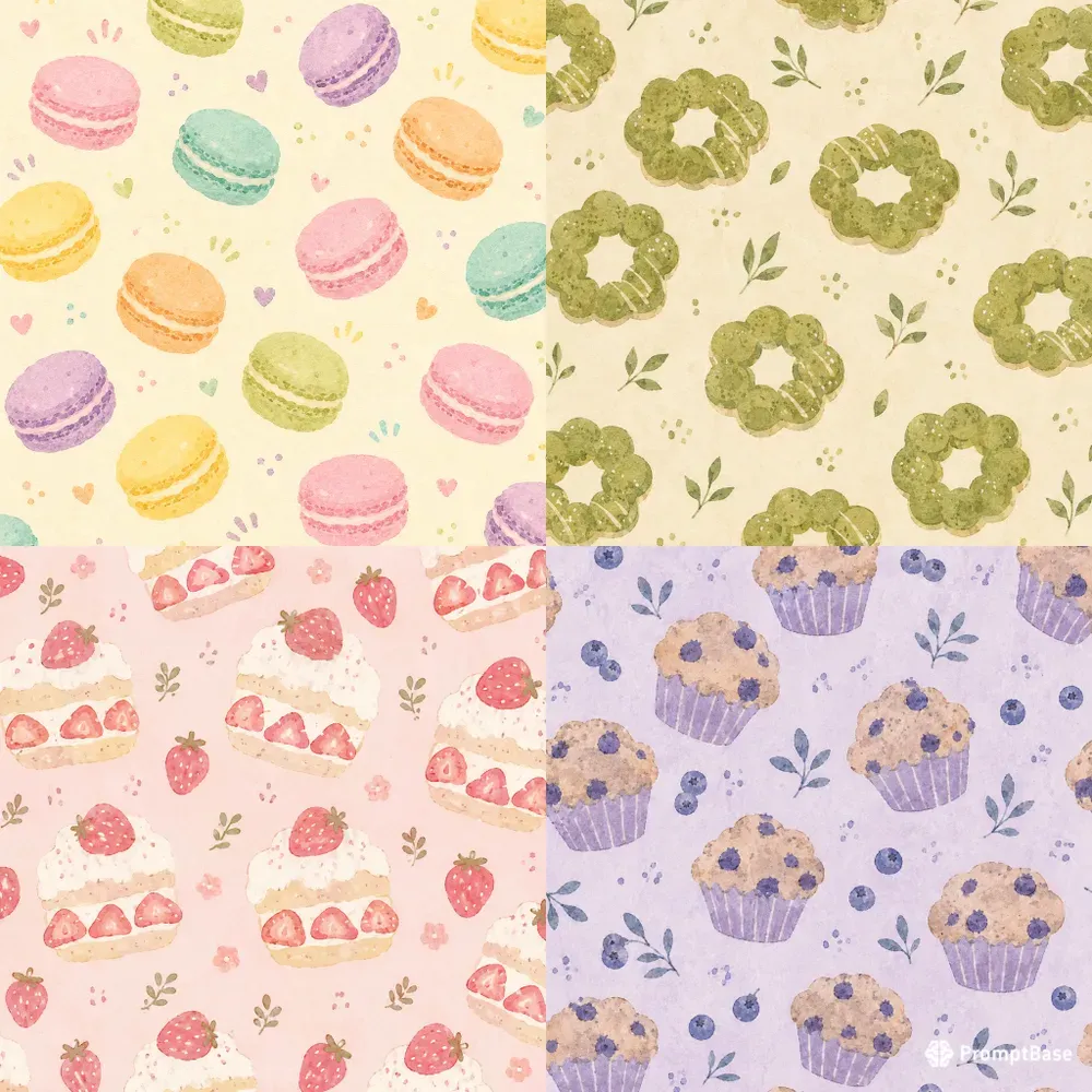 Seamless Stationery Pattern Design Assets