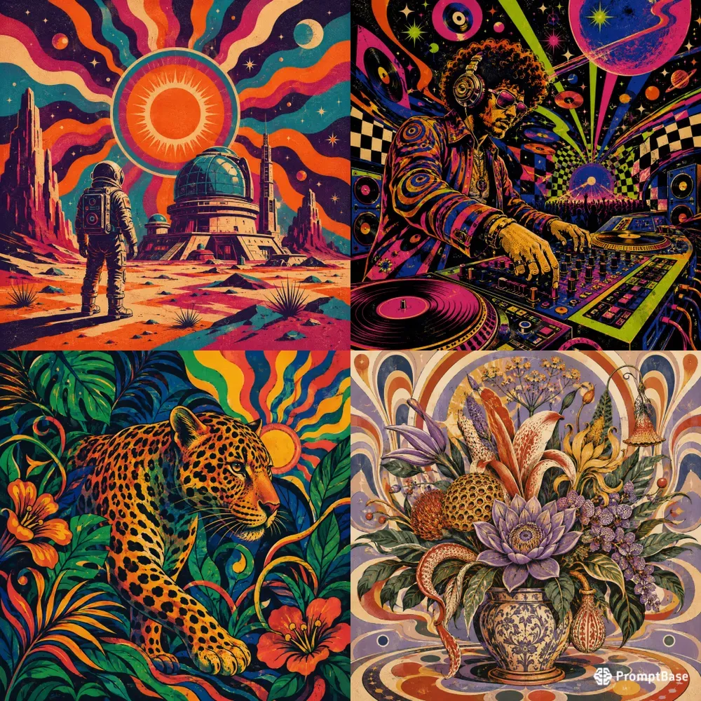 Psychedelic Stencil Reveries