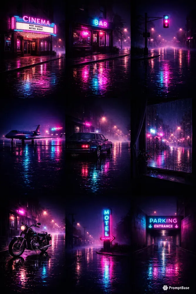 Retro Neon Nights
