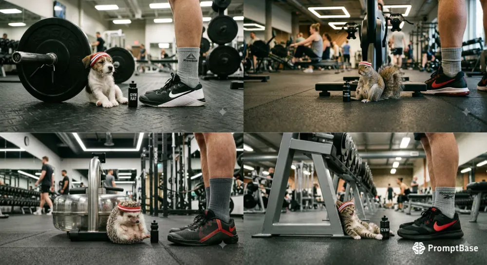 Real Miniature Fitness Animal Gym Photos
