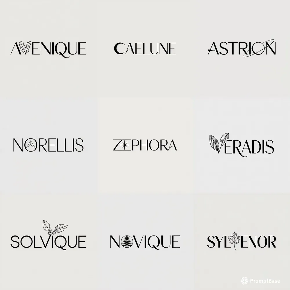 Premium Typographic Logos