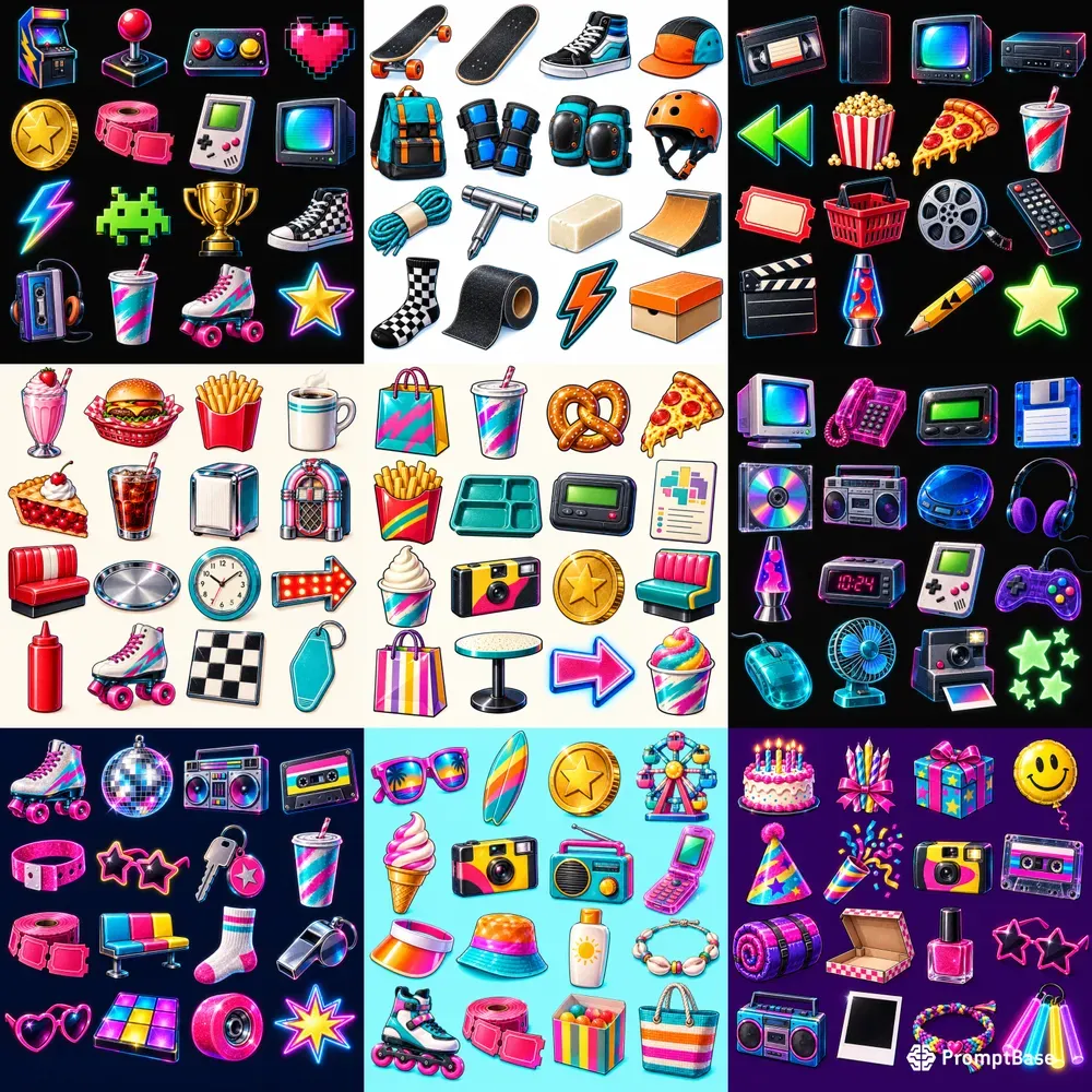 90s Retro Icon Collections