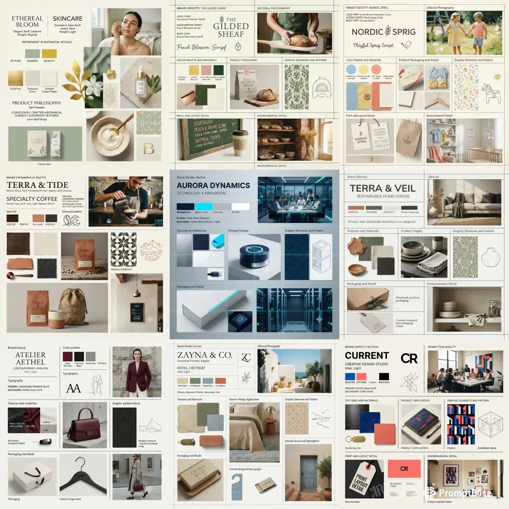 Brand Moodboards Visual Identity