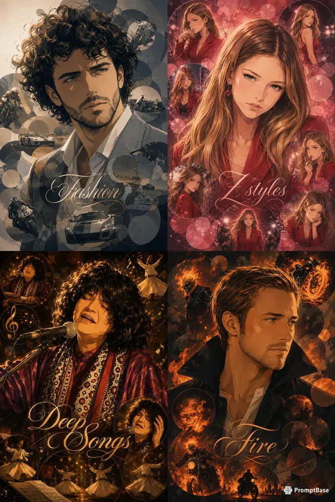 Anime Circle Portraits