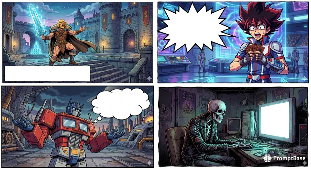 Retro Cartoon Meme Templates