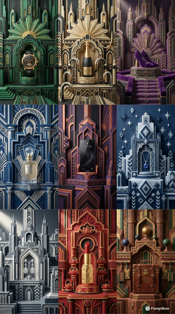 Art Deco Geometric Clay Studios