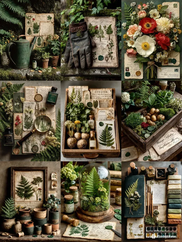 Botanical Garden Collages