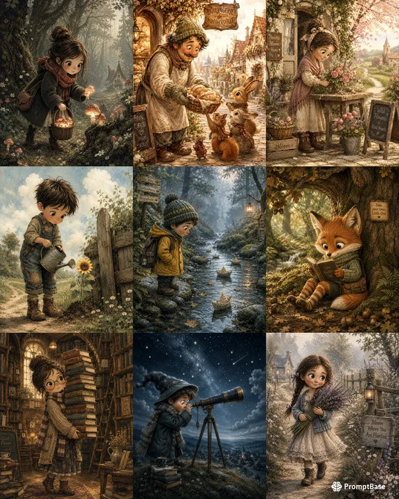 Whimsical Storybook Characters