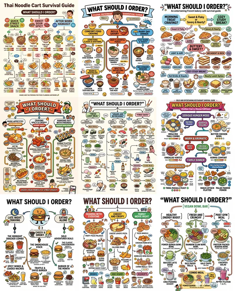 Restaurant Guide Infographics