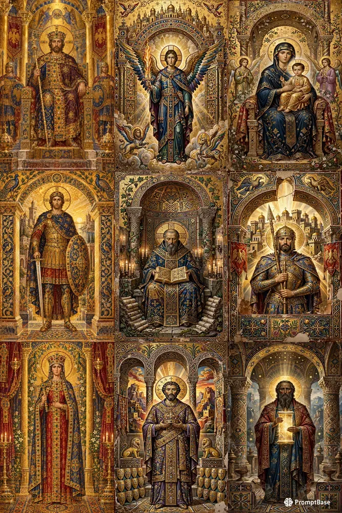 Sacred Golden Visions