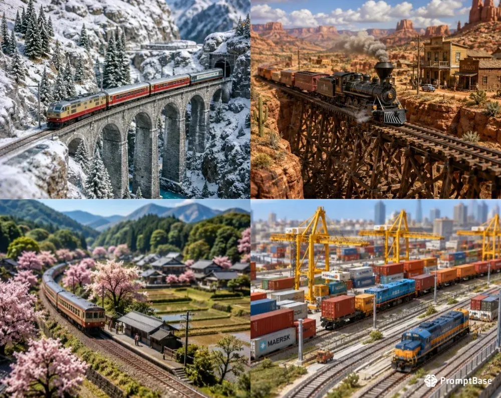Miniature Railway Diorama Designers