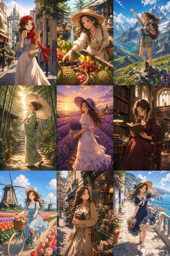 Anime Travel Heroines