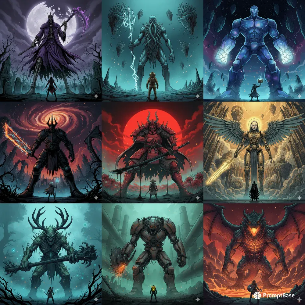 Dark Fantasy Boss Encounters