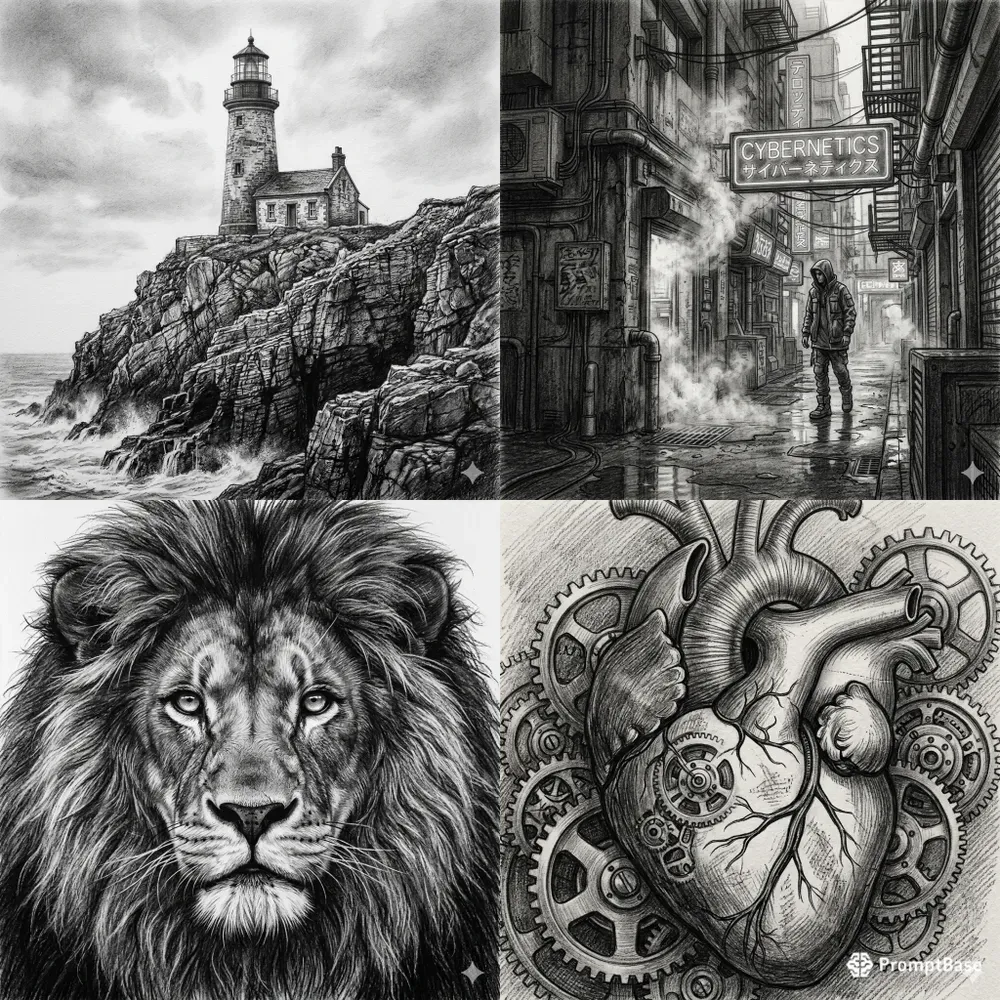 Hyperrealistic Charcoal Sketch Tools