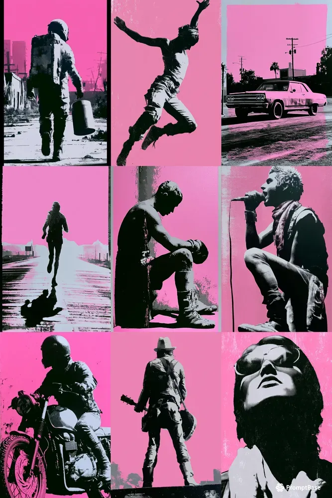 Graphic High Contrast Posters
